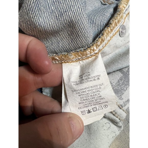 AX Armani Exchange Womens Size 4 Reg Bootleg Jeans Made In The USA - Picture 8 of 9